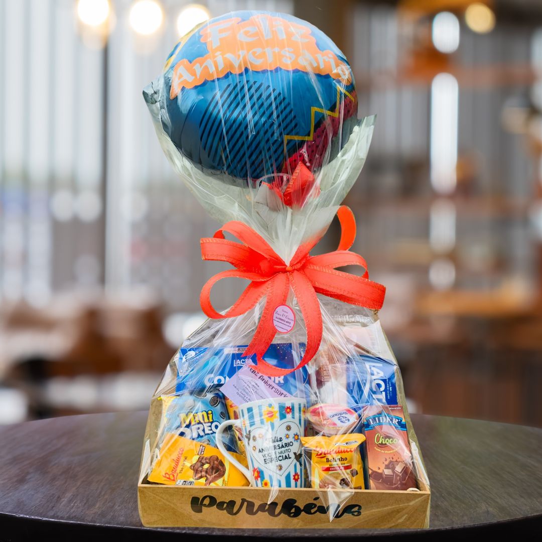 cesta de aniversário para namorado