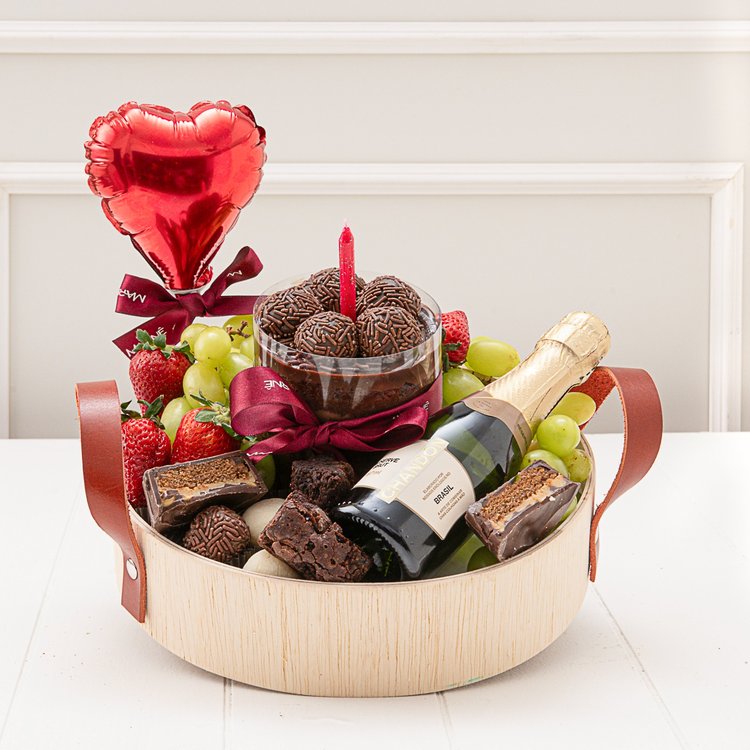 cesta de aniversário para colega de trabalho