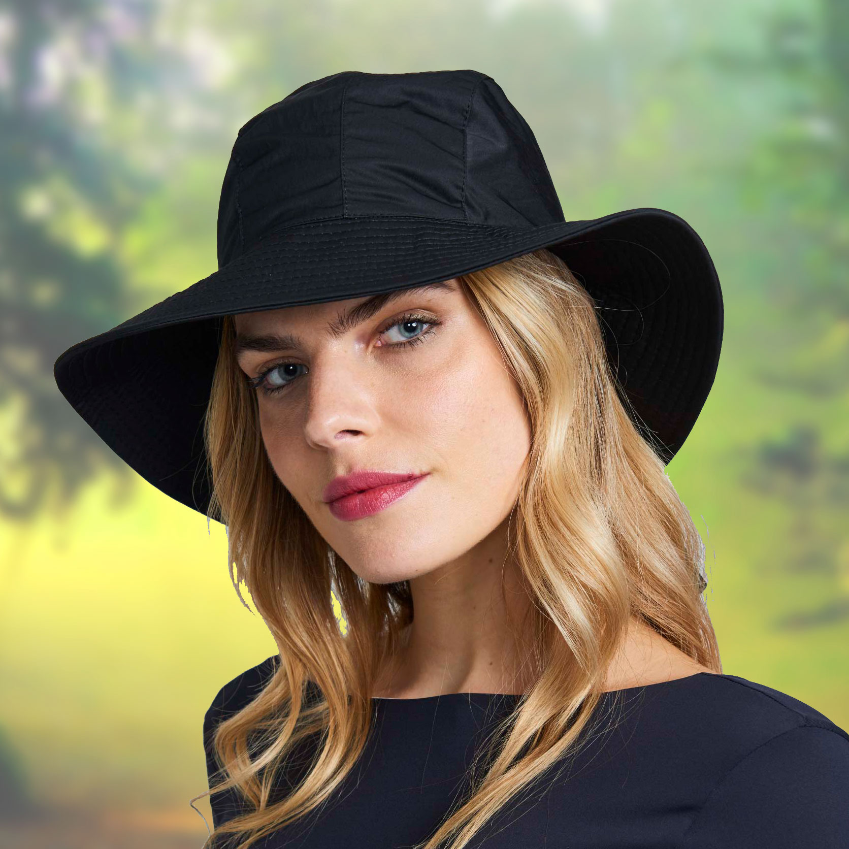 Chapéu de praia feminino