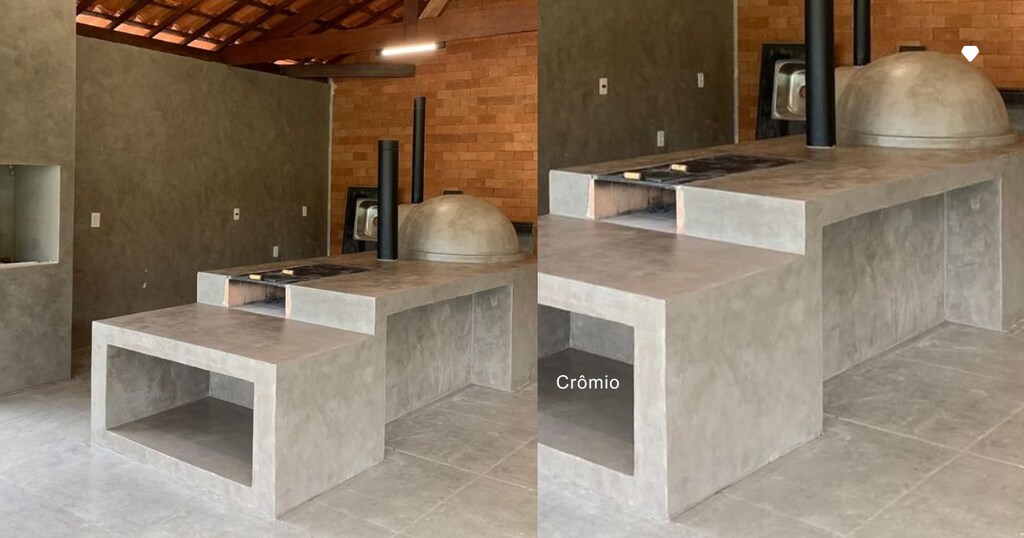 cimento queimado cozinha