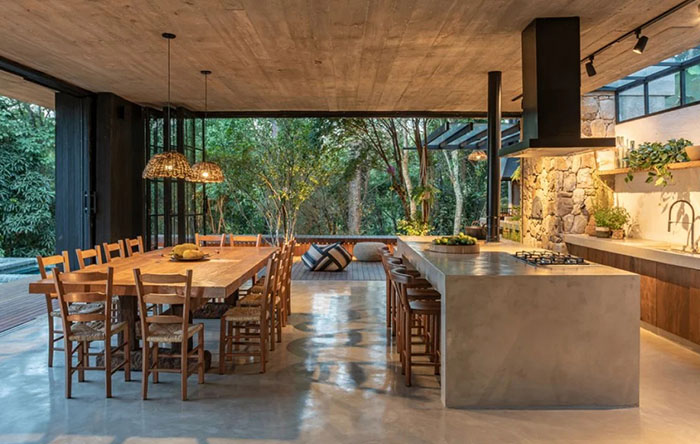 cimento queimado cozinha