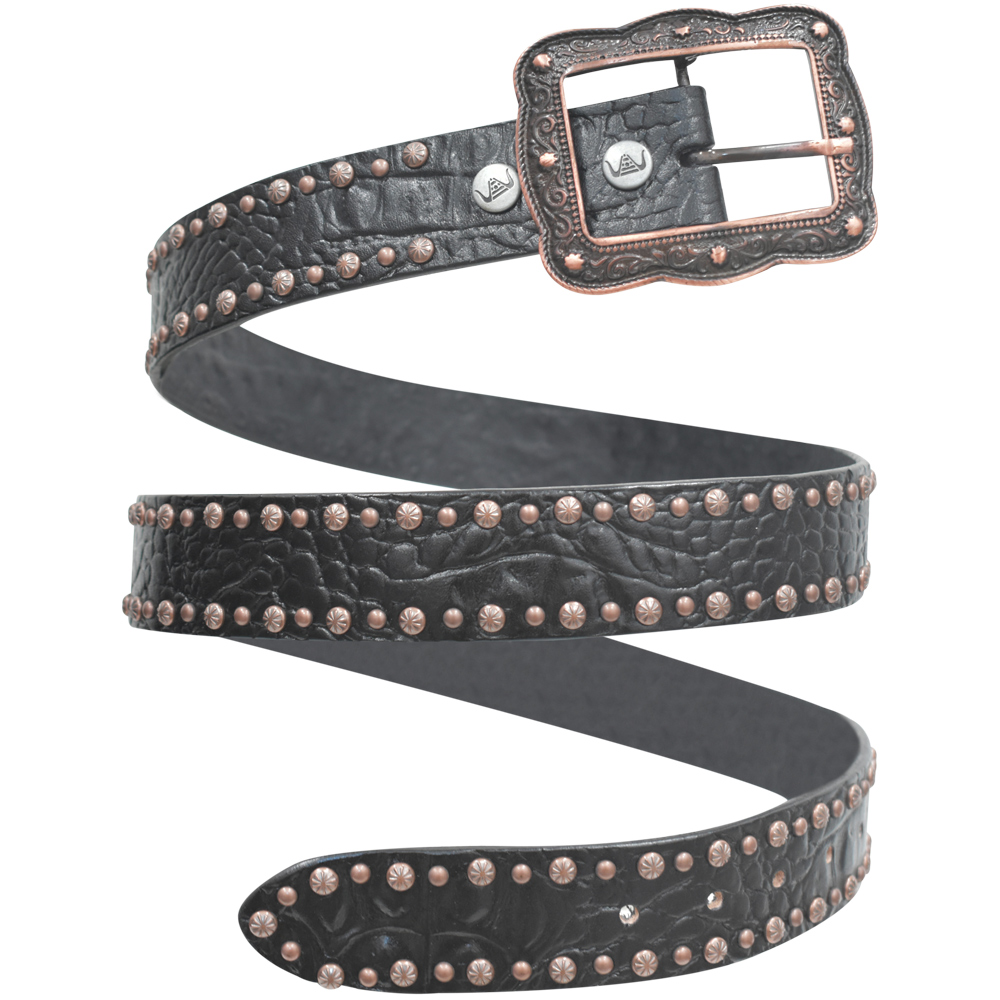 Cinto country feminino couro legítimo