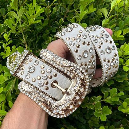 Cinto country feminino com franjas