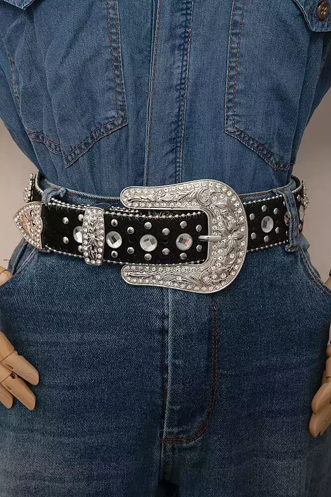 Cinto country feminino bordado