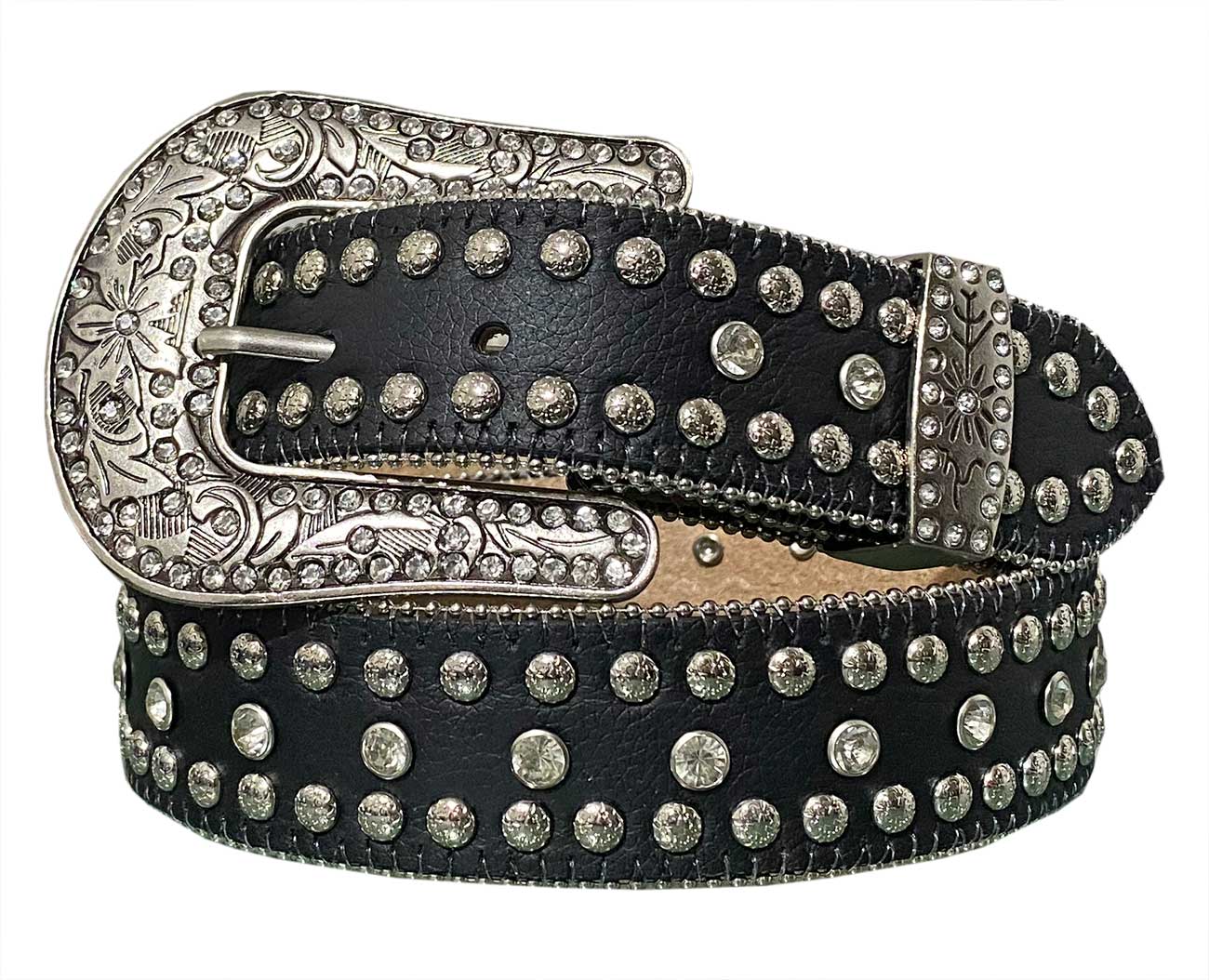 Cinto country feminino preto