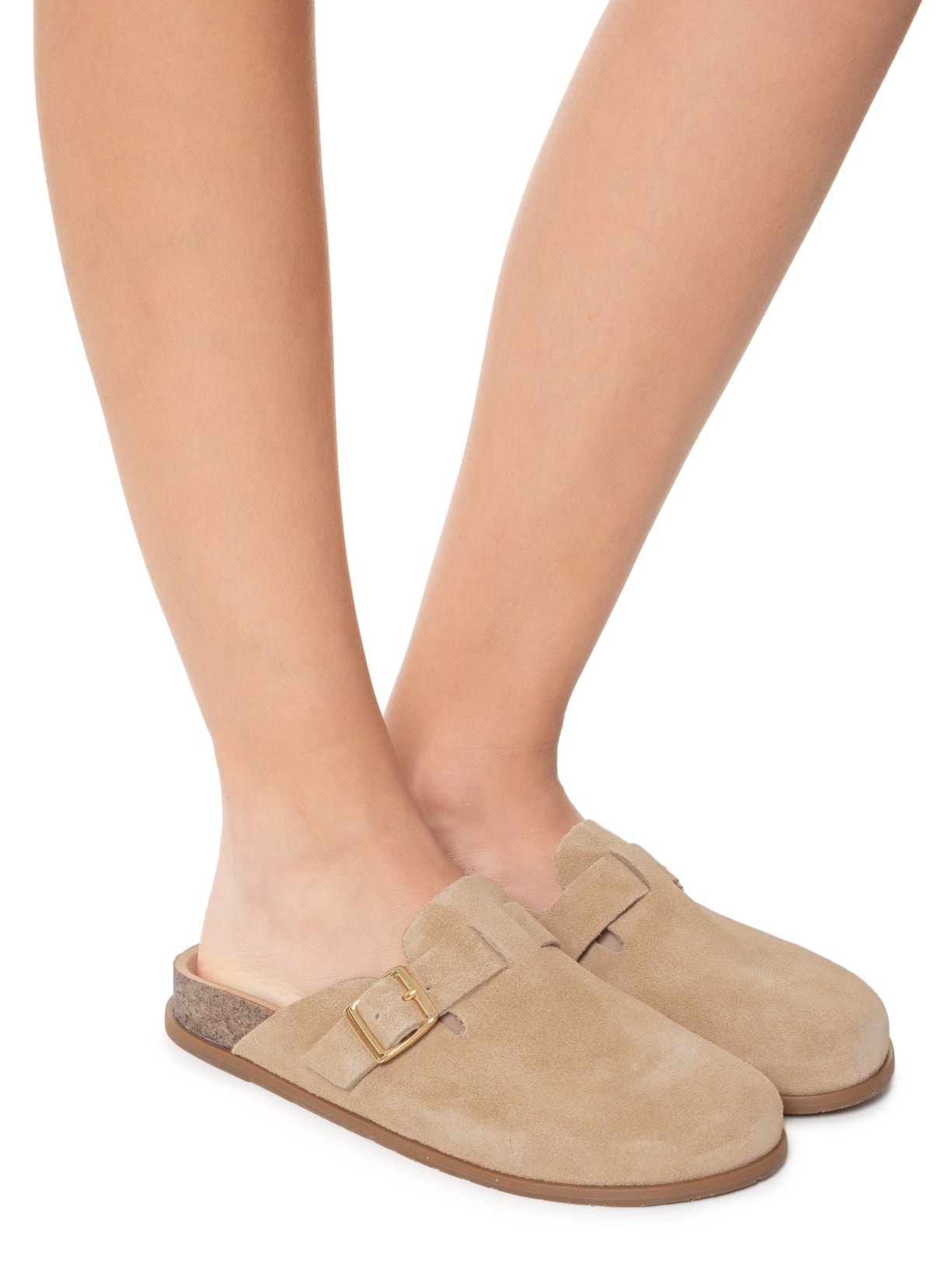clog feminino salto madeira