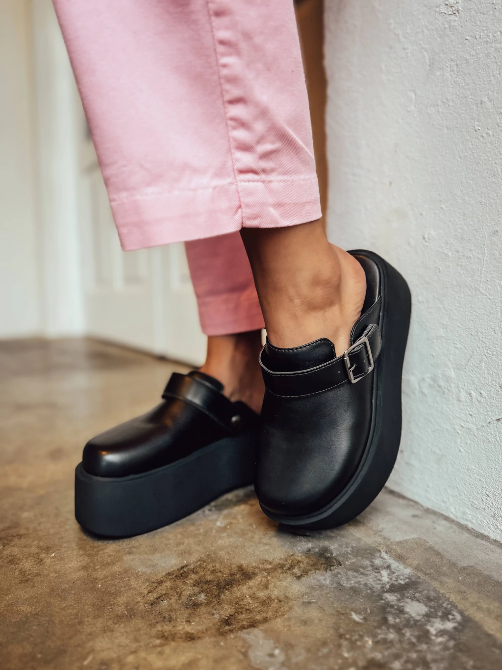 clog feminino boho chic