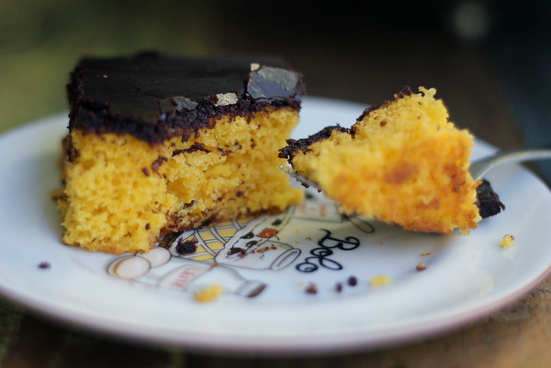 calda de chocolate para bolo de cenoura