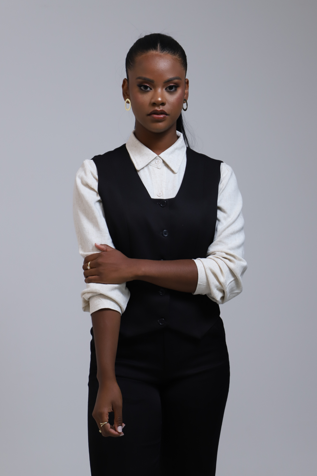 colete alfaiataria feminino elegante