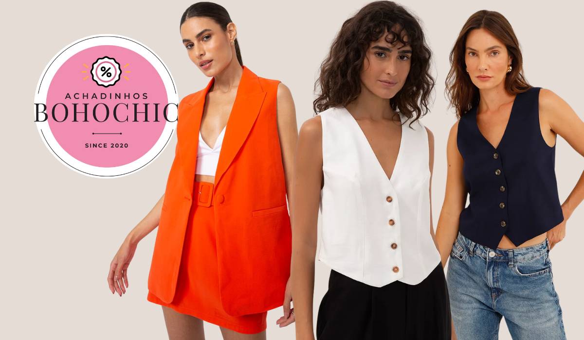 preço médio de coletes femininos de marca