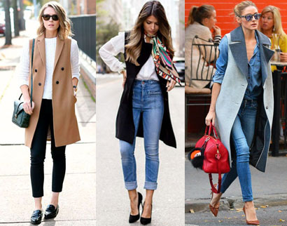 colete longo feminino