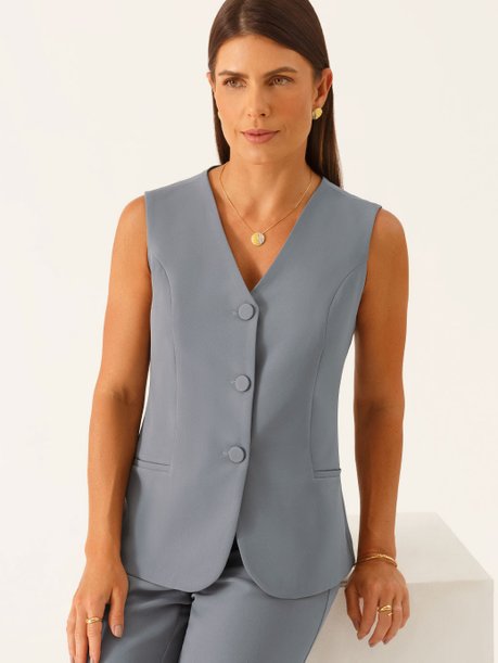 erros ao usar colete longo feminino