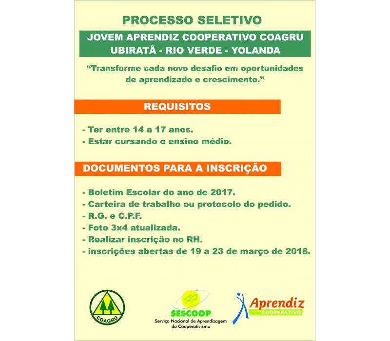 como fazer a inscrição do jovem aprendiz