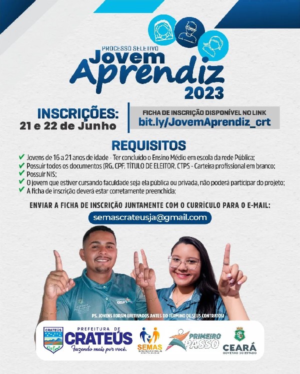 como fazer a inscrição do jovem aprendiz