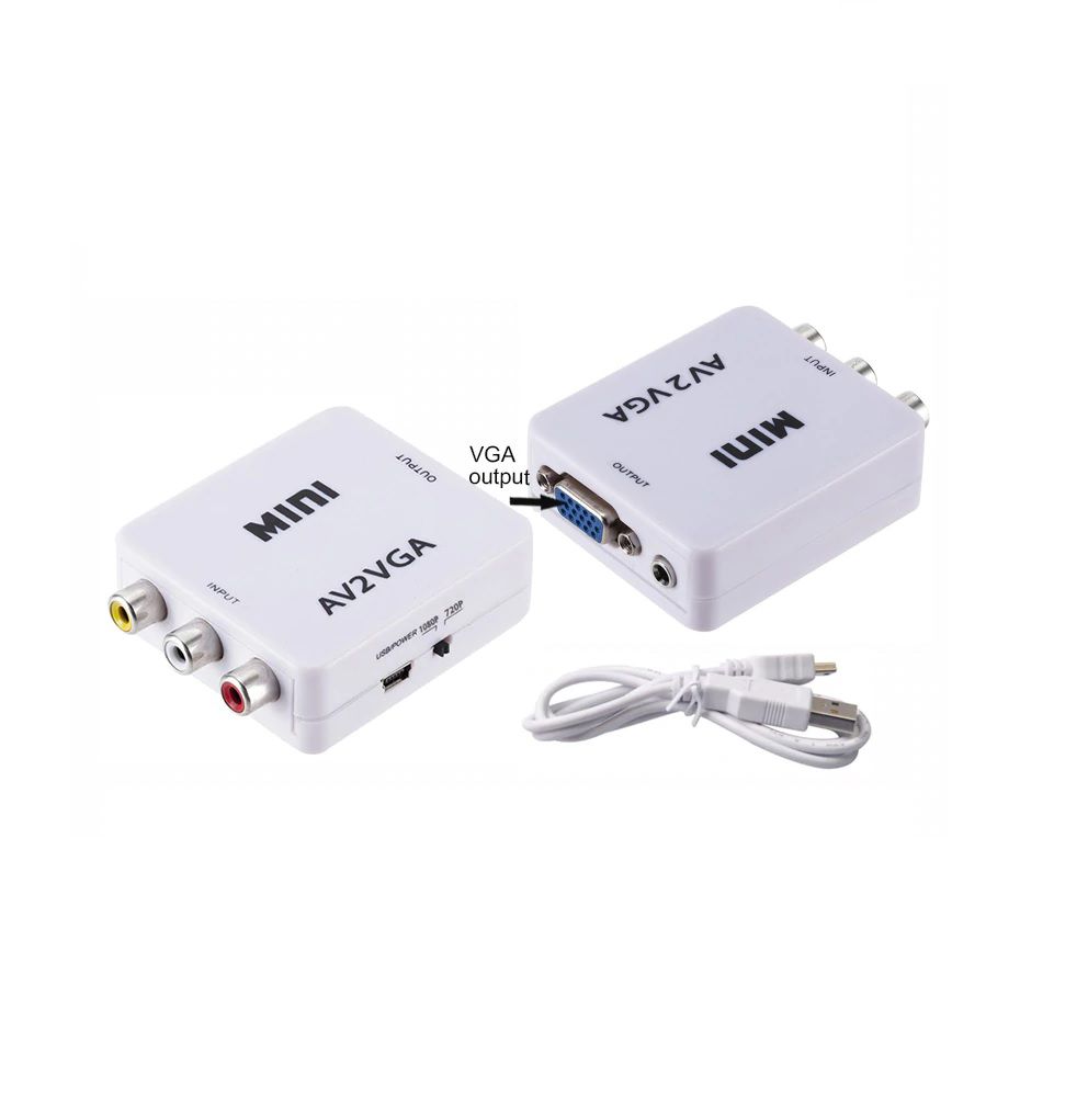 como fazer adaptador vga para av