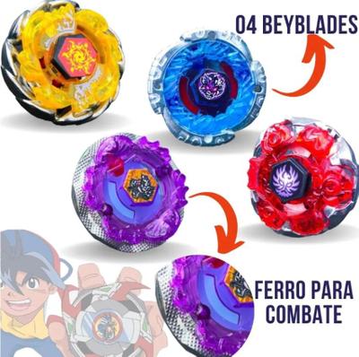 Os perigos de brincar com Beyblades caseiras de metal
