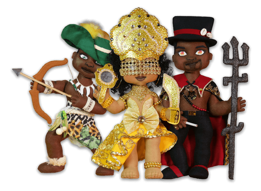 Feltro vs. Biscuit: Qual Técnica Escolher para seu Orixá?