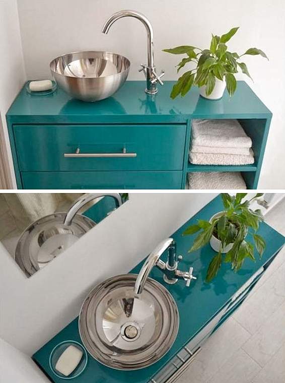 como fazer cuba para banheiro