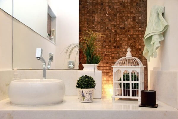 como fazer enfeites para banheiro