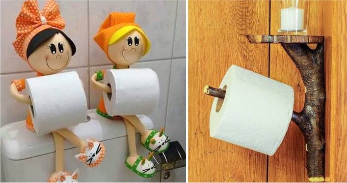 como fazer enfeites para banheiro