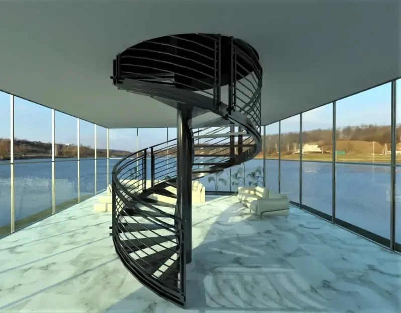 Tipos de degraus para escada caracol: Escolha o melhor para seu projeto