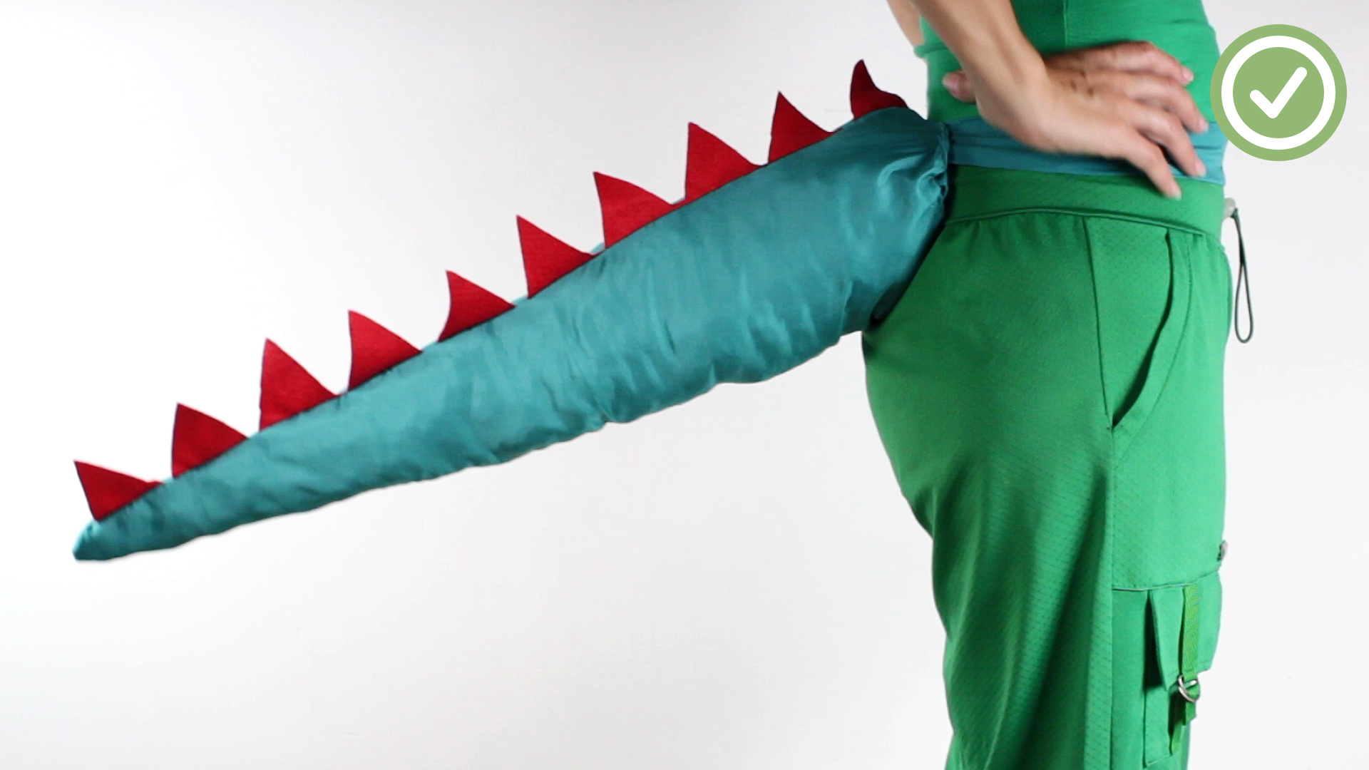 como fazer fantasia de dinossauro