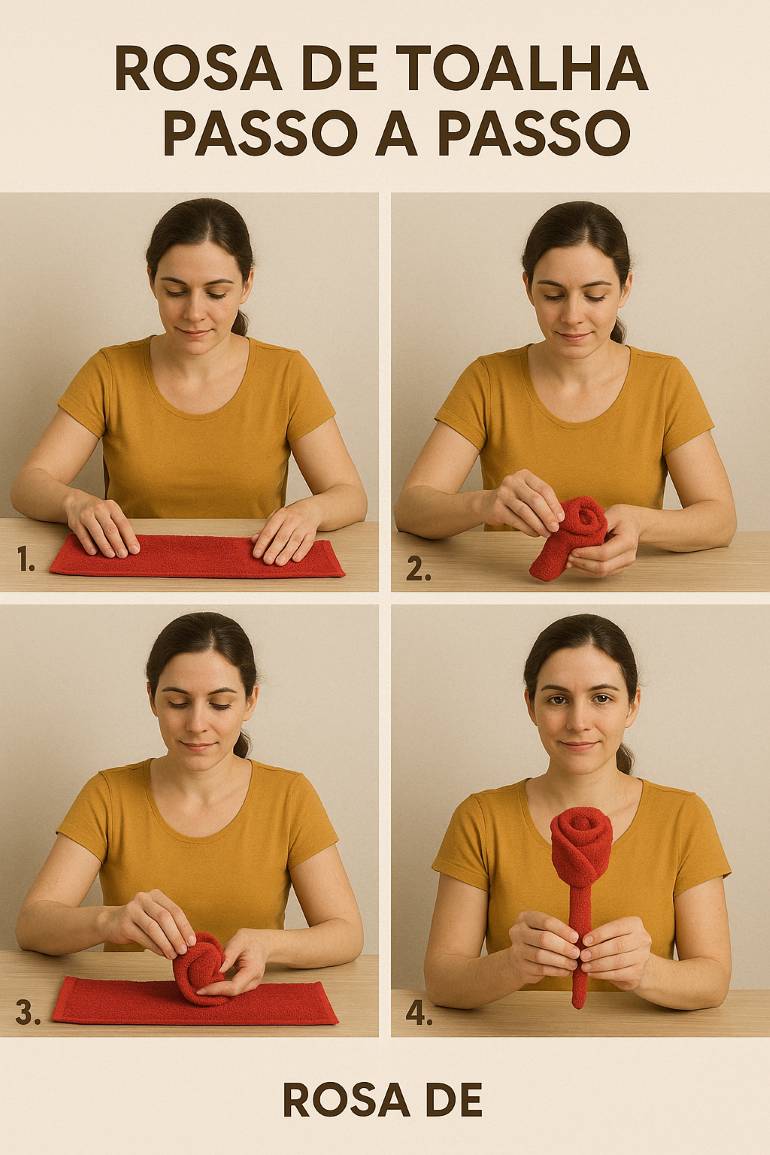 10 Ideias Criativas para Decorar seu Banheiro com Toalhas Dobradas