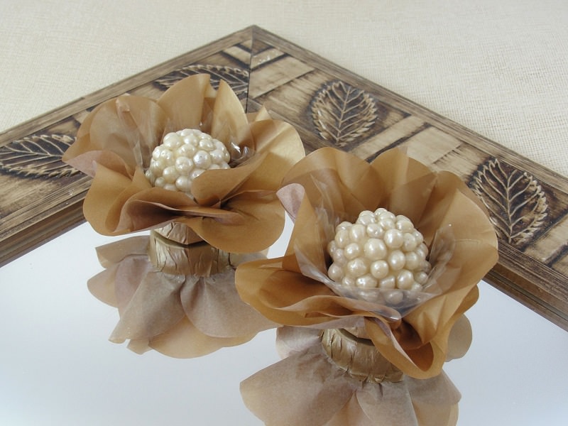 como fazer forminhas para doces finos de casamento