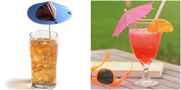 como fazer guarda chuva para drinks