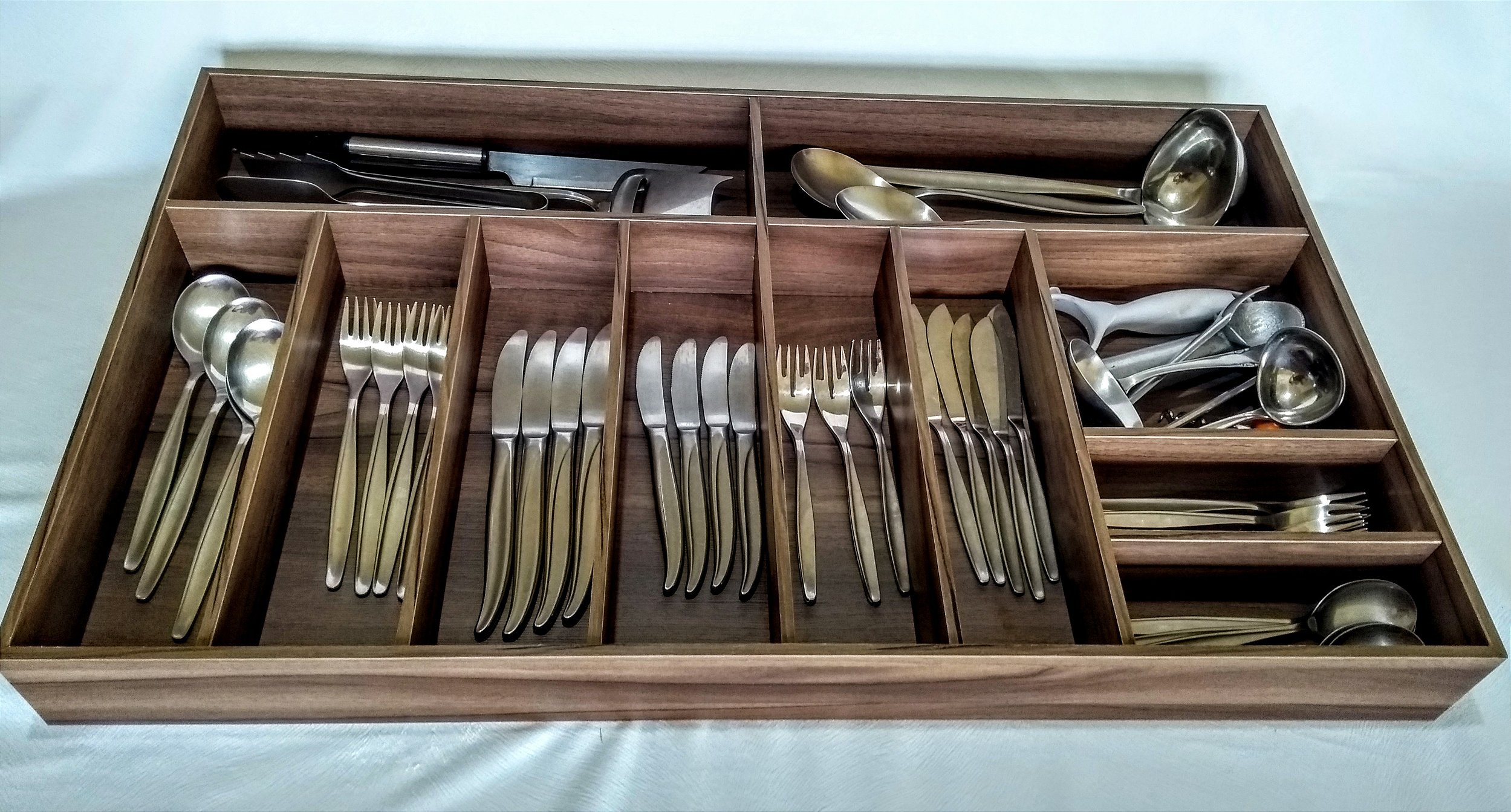 como fazer organizador de talheres