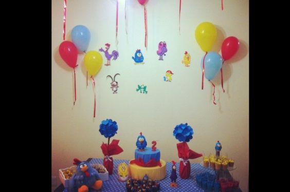 como fazer painel da galinha pintadinha