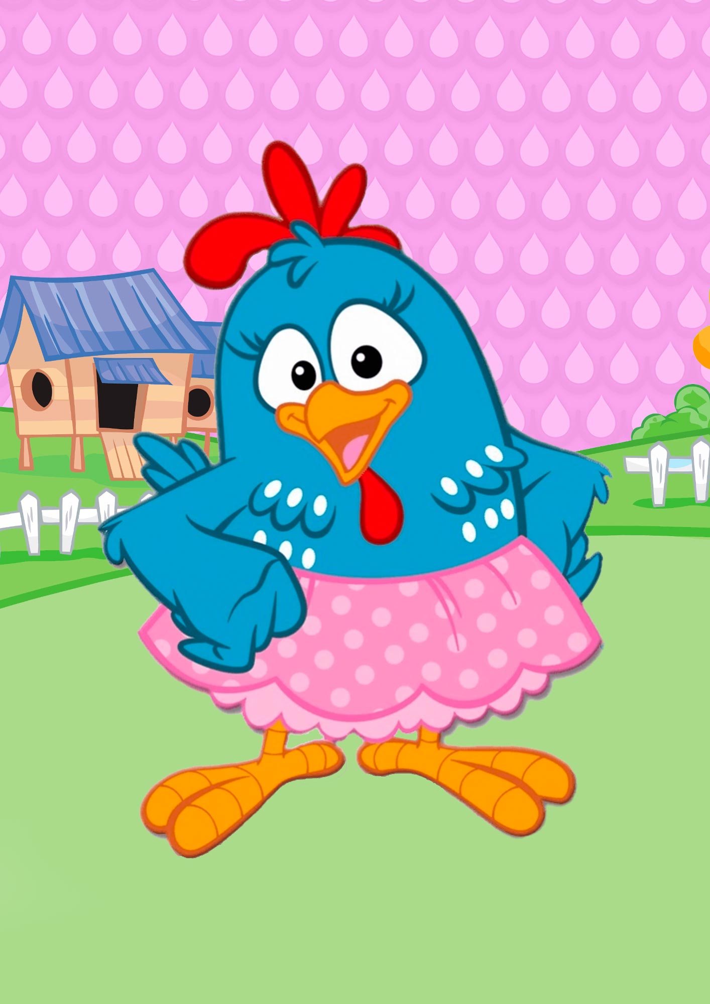 como fazer painel da galinha pintadinha