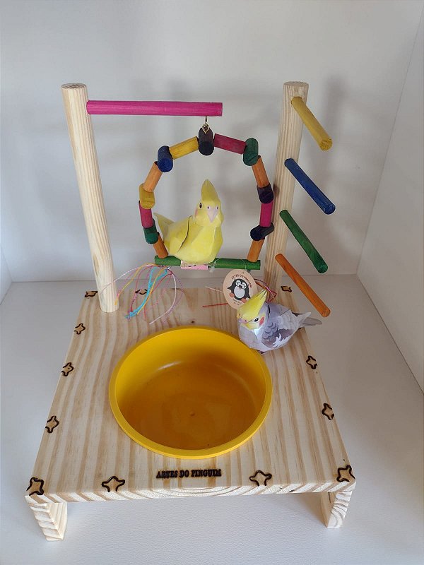 Os Melhores Materiais Atóxicos para Brinquedos de Calopsita