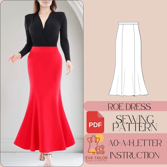 Acabamentos Perfeitos para Saia Trompete: Cós e Zíper