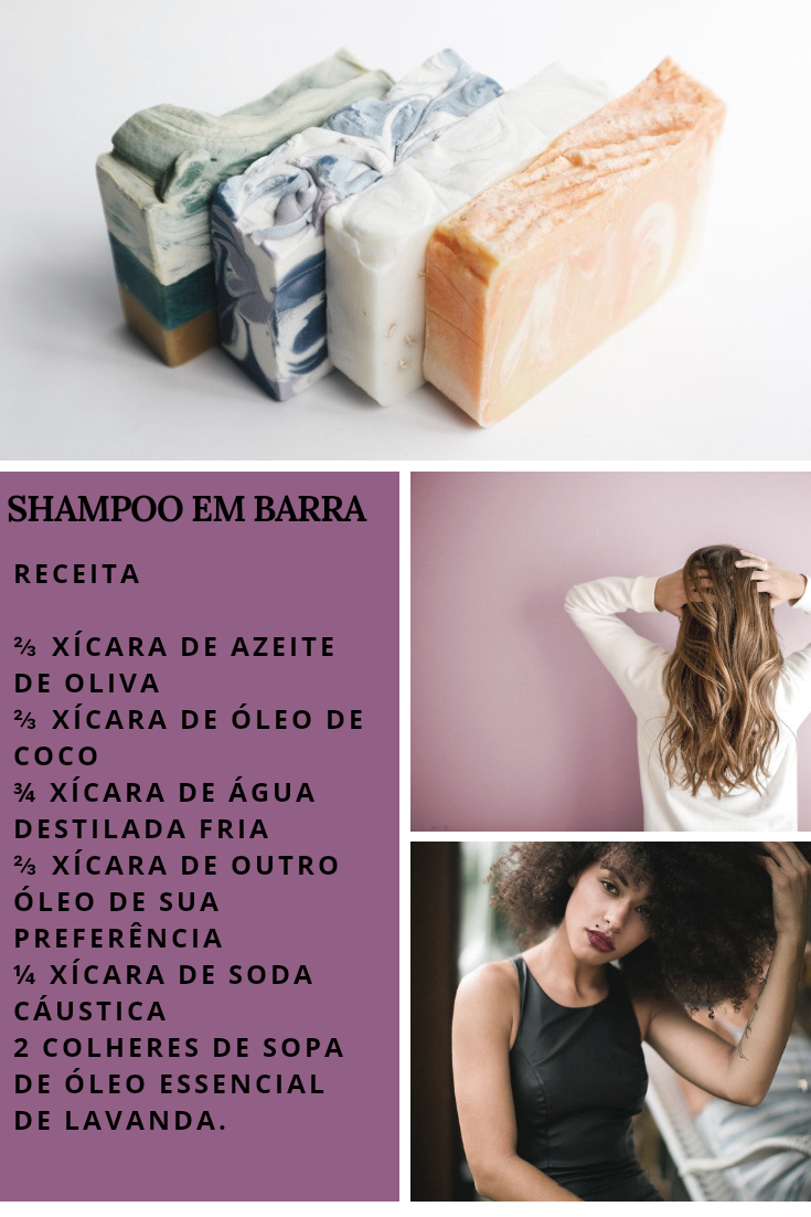 como fazer shampoo solido