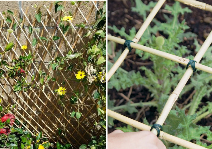 como fazer treliça para jardim