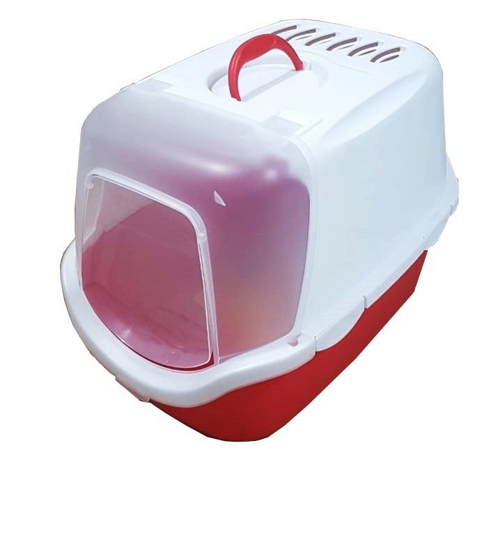 como fazer um banheiro fechado para gatos