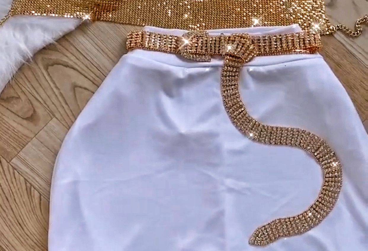 como fazer um cinto de strass