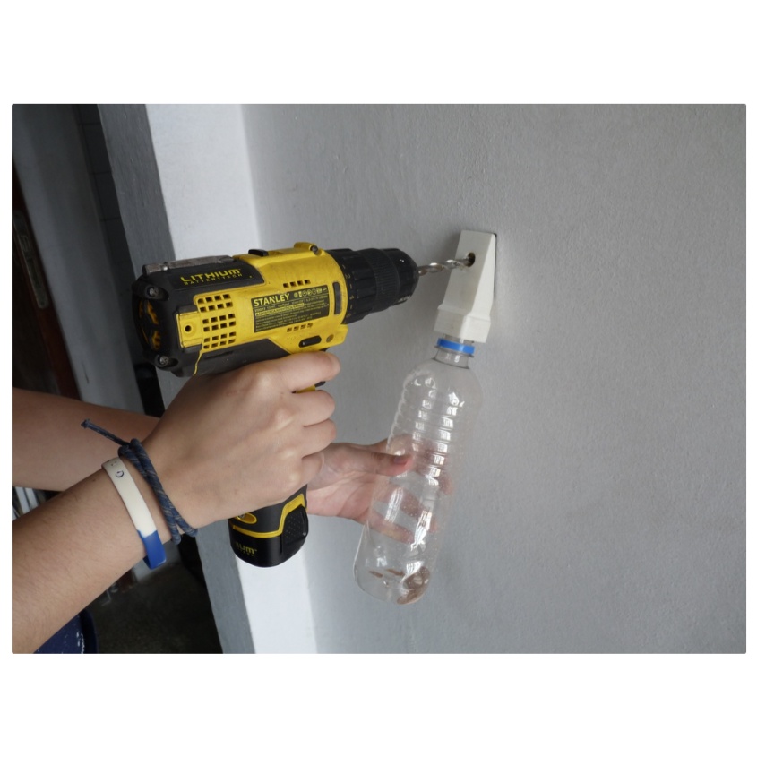 Alternativas para furar sem fazer sujeira