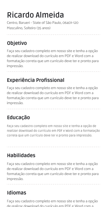 Guia completo: O que incluir em cada seção do seu currículo