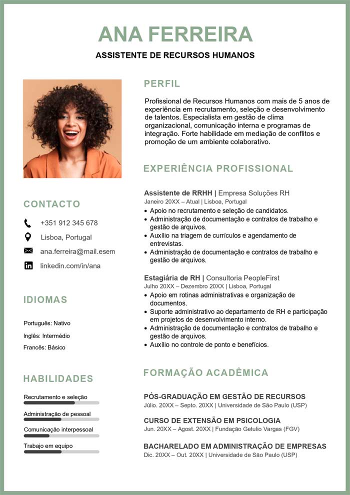 Guia completo: O que incluir em cada seção do seu currículo