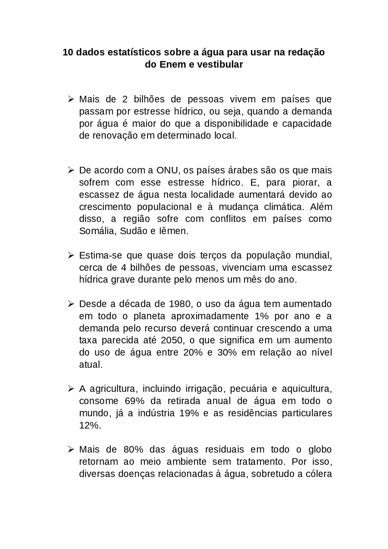 O futuro da água: desafios e inovações para a próxima década
