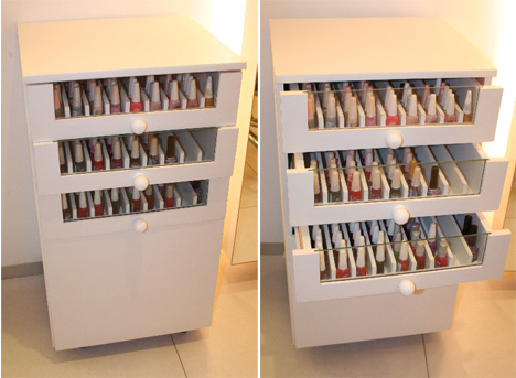 como guardar esmaltes