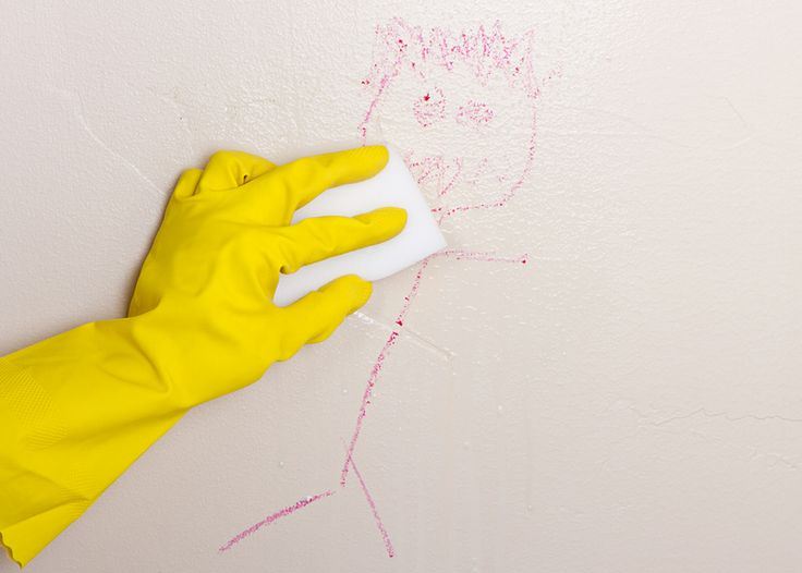 como limpar parede branca suja de mao