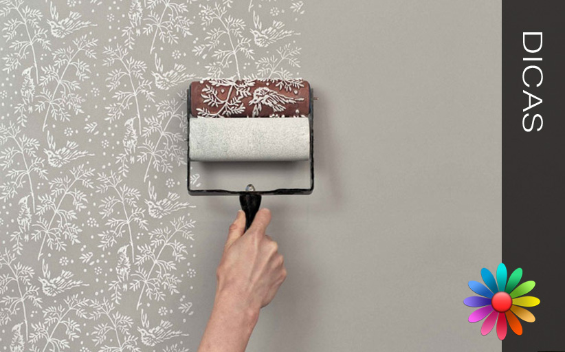 ideias criativas para pintar parede com rolo