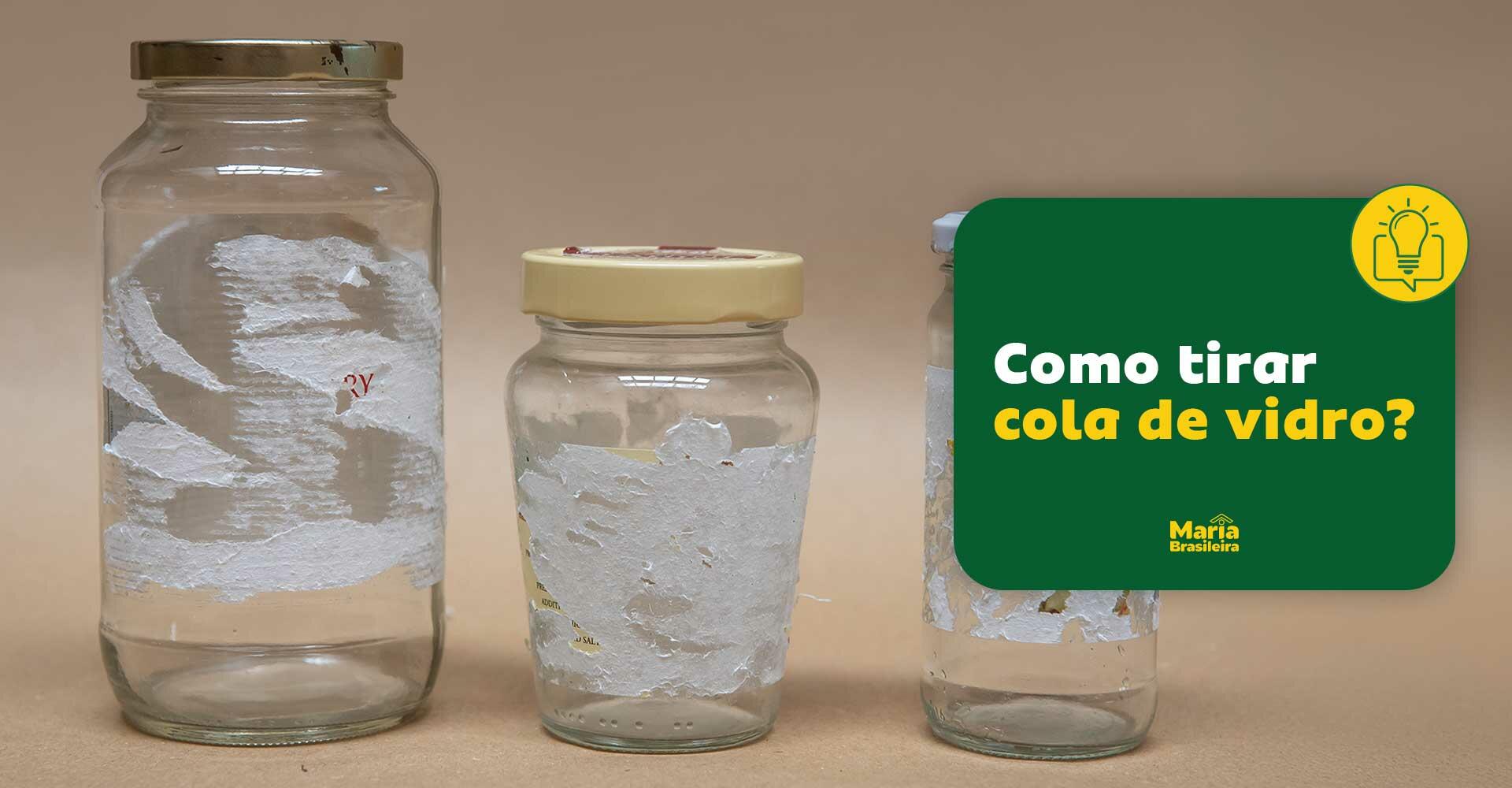 melhores metodos caseiros para tirar cola de vidro