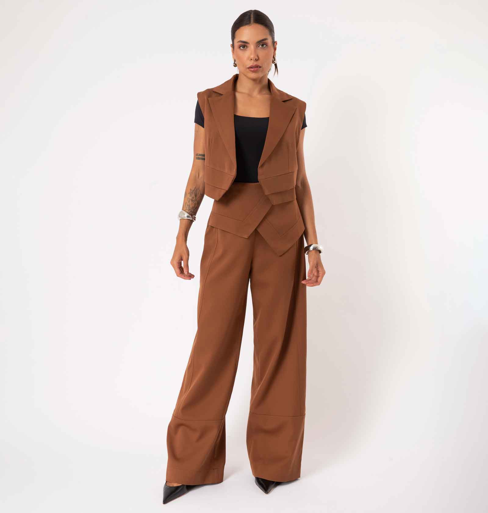 conjunto social feminino alfaiataria