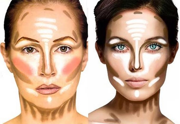 maquiagem com contorno natural