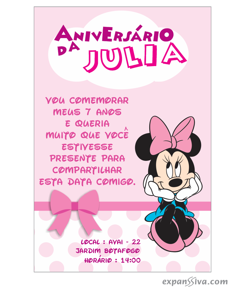 modelos de convite de aniversário grátis