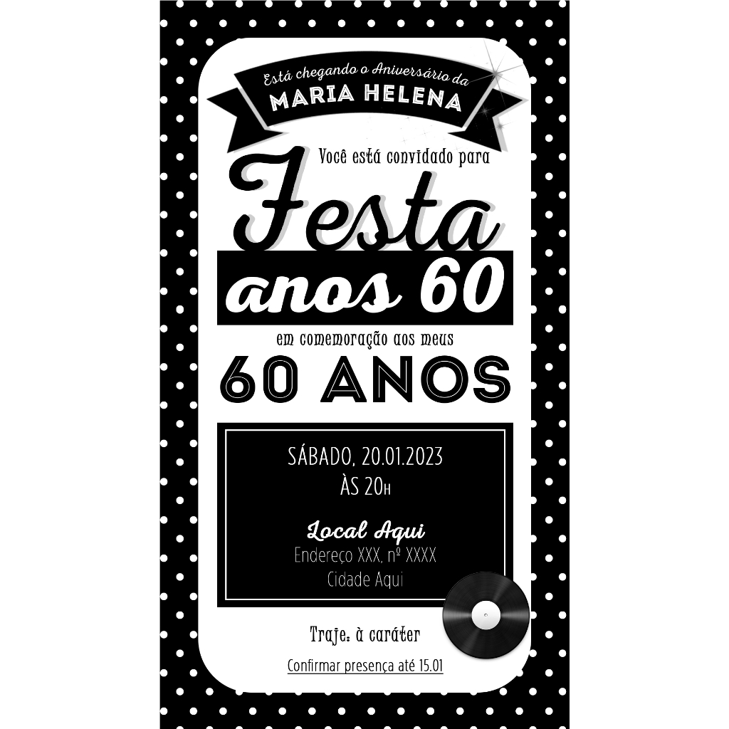 modelos de convite de aniversário grátis